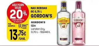 Intermarché Gordon's - gin promoção