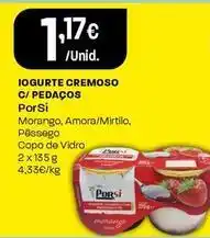 Intermarché Porsi - iogurte cremoso c/ pedaços promoção