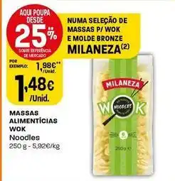 Intermarché Massas alimenticias wok promoção