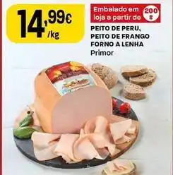 Intermarché Primor - peito de peru, peito de frango forno a lenha promoção