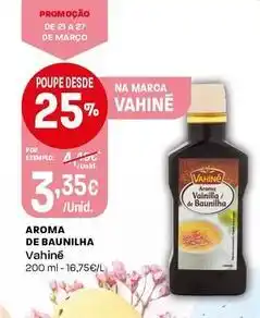 Intermarché Vahiné - aroma de baunilha promoção