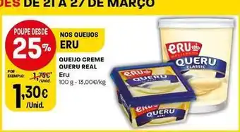 Intermarché Eru - queijo creme qu real promoção
