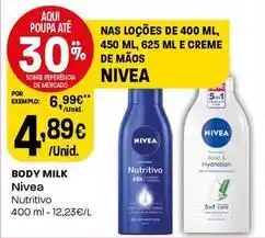 Intermarché Nivea - body milk promoção