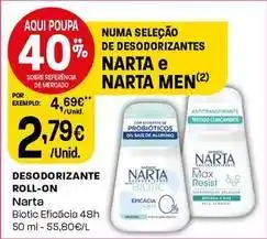 Narta - desodorizante roll - on