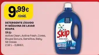 Intermarché Skip - detergente liquido p/ maquina de lavar roupa promoção