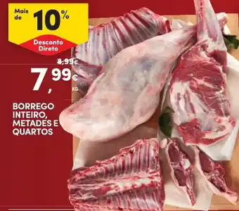 Continente BORREGO INTEIRO, METADES E QUARTOS KG promoção
