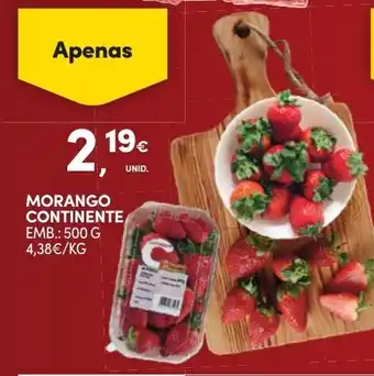 Continente MORANGO CONTINENTE EMB.: 500 G promoção