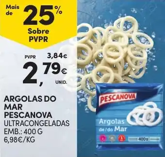Continente ARGOLAS DO MAR PESCANOVA ULTRACONGELADAS EMB.: 400 G promoção