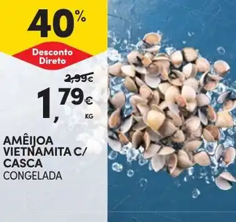 Continente AMÊIJOA VIETNAMITA C/ CASCA CONGELADA KG promoção