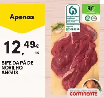 Continente BIFE DA PÁ DE NOVILHO ANGUS KG promoção