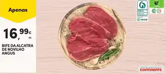 Continente BIFE DA ALCATRA DE NOVILHO ANGUS promoção