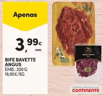 Continente BIFE BAVETTE ANGUS emb: 200g promoção