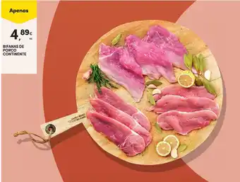 Continente BIFANAS DE PORCO CONTINENTE KG promoção