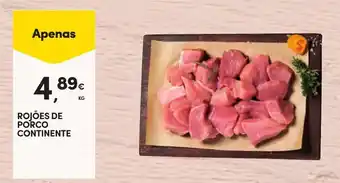 Continente ROJÕES DE PORCO CONTINENTE KG promoção