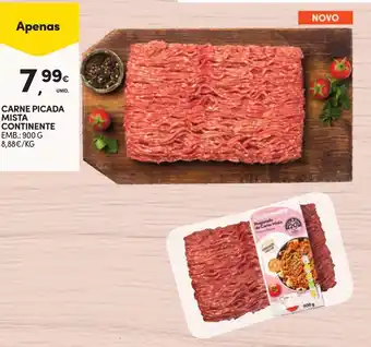 Continente CARNE PICADA MISTA CONTINENTE EMB.: 900 G promoção