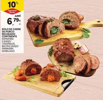 Continente ROLO DE CARNE DE PORCO RECHEADO CONTINENTE promoção
