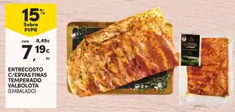Continente ENTRECOSTO C/ERVAS FINAS TEMPERADO VALBOLOTA KG promoção