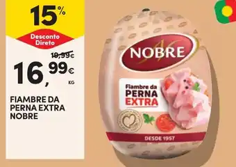 Continente FIAMBRE DA PERNA EXTRA NOBRE KG promoção