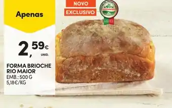 Continente FORMA BRIOCHE RIO MAIOR EMB.: 500 G promoção