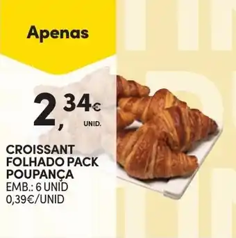 Continente CROISSANT FOLHADO PACK POUPANÇA EMB.: 6 UNID promoção