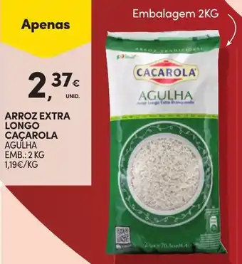 Continente ARROZ EXTRA LONGO CAÇAROLA AGULHA EMB.: 2 KG promoção