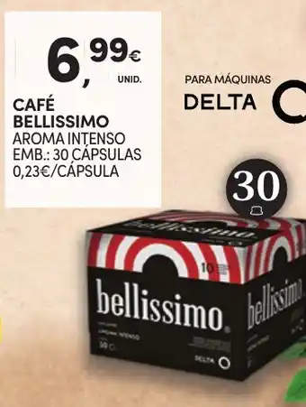 Continente CAFÉ BELLISSIMO AROMA INTENSO EMB.: 30 CÁPSULAS promoção