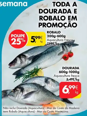 Pingo Doce ROBALO 200g-600g promoção