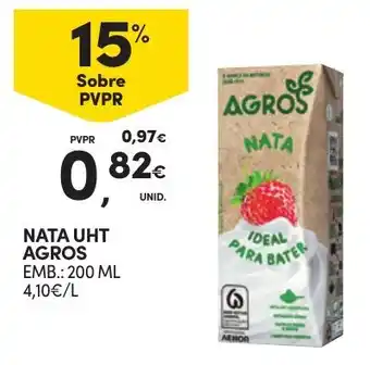 Continente NATA UHT AGROS EMB; 200ML promoção