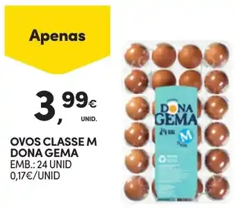 Continente OVOS CLASSE M DONA GEMA EMB.: 24 UNID promoção