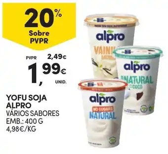 Continente YOFU SOJA ALPRO EMB.: 400 G promoção
