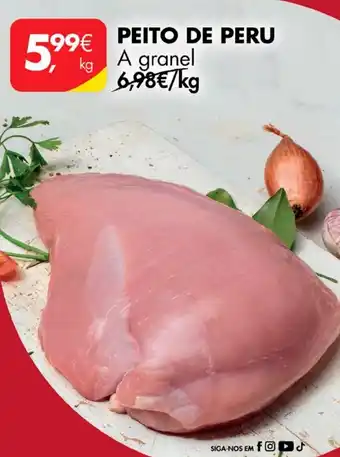 Pingo Doce PEITO DE PERU A granel kg promoção