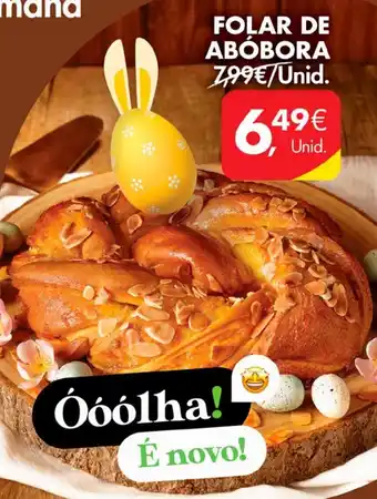Pingo Doce FOLAR DE ABÓBORA promoção