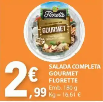 E.Leclerc SALADA COMPLETA GOURMET FLORETTE Emb. 180 g promoção