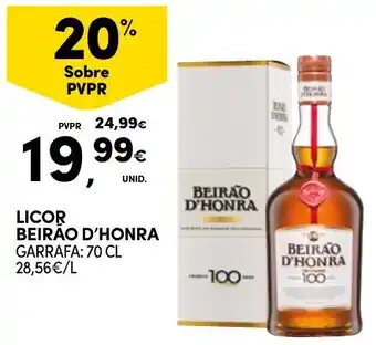 Continente LICOR BEIRAO D'HONRA GARRAFA: 70 CL promoção