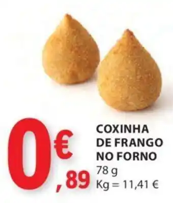 E.Leclerc COXINHA DE FRANGO NO FORNO 78 g promoção