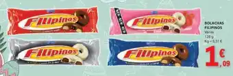 E.Leclerc BOLACHAS FILIPINOS Várias 128g promoção