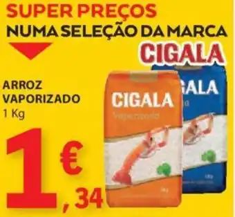 E.Leclerc CIGALA ARROZ VAPORIZADO 1 Kg promoção