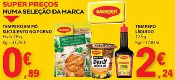 E.Leclerc TEMPERO EM PÓ SUCULENTO NO FORNO Ervas 28 g promoção