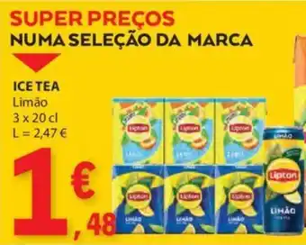 E.Leclerc ICE TEA Limão 3 x 20 cl promoção