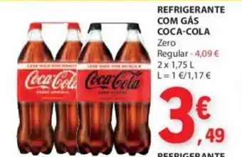 E.Leclerc REFRIGERANTE COM GÁS COCA-COLA Zero promoção