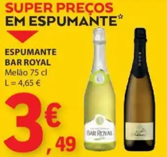 E.Leclerc ESPUMANTE BAR ROYAL Melão 75 cl promoção