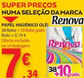 E.Leclerc PAPEL HIGIÉNICO OLÉ! Renova promoção