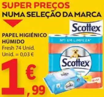 E.Leclerc PAPEL HIGIÉNICO HUMIDO promoção
