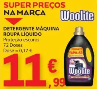 E.Leclerc DETERGENTE MÁQUINA ROUPA LÍQUIDO Proteção escuros 72 doses promoção