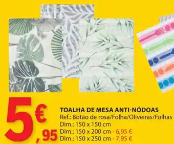 E.Leclerc TOALHA DE MESA ANTI-NÓDOAS promoção