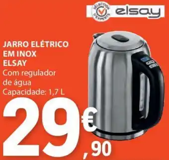 E.Leclerc JARRO ELÉTRICO EM INOX ELSAY promoção
