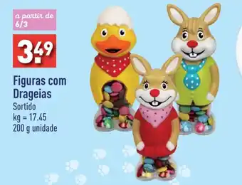 ALDI Figuras com Drageias 200 g unidade promoção