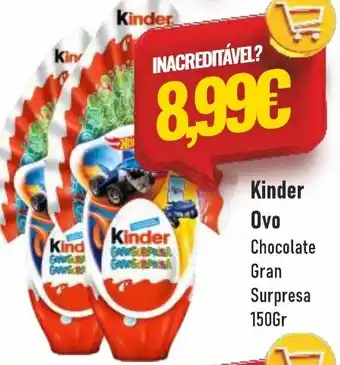 Belita Kinder Ονο Chocolate Gran Surpresa 150Gr promoção