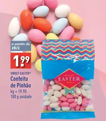 ALDI SWEET EASTER Confeito de Pinhão 100g unidade promoção