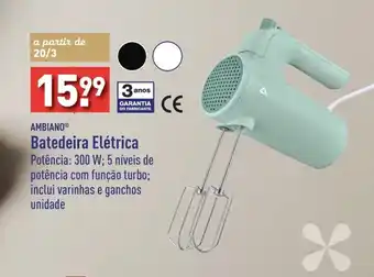 ALDI AMBIANO Batedeira Elétrica promoção